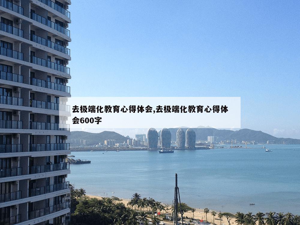 去极端化教育心得体会,去极端化教育心得体会600字